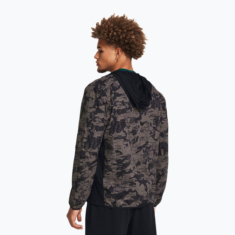 Куртка чоловіча Under Armour Project Rock Iso Tide Hybrid brown 2