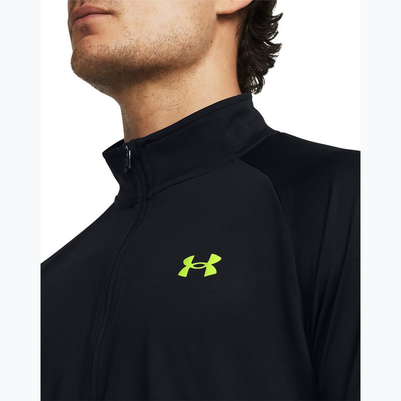 Кофта чоловіча Under Armour Tech 2.0 1/2 Zip black/high vis yellow 3