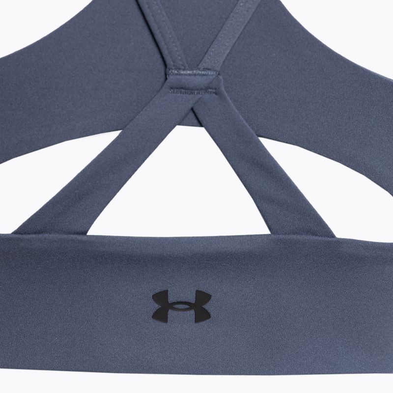 Топ для тренувань жіночі Under Armour Project Rock LG Grind Sportlette downpour gray/black 4