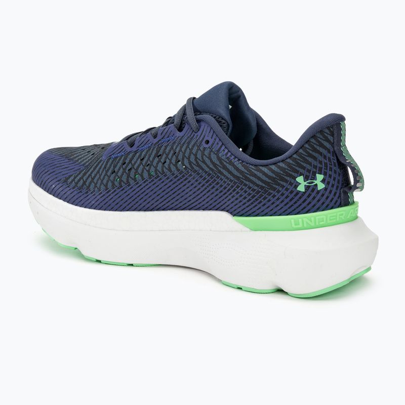 Черевики для бігу чоловічі Under Armour Infinite Pro downpour gray/starlight/matrix green 3