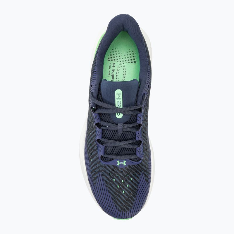 Черевики для бігу чоловічі Under Armour Infinite Pro downpour gray/starlight/matrix green 5