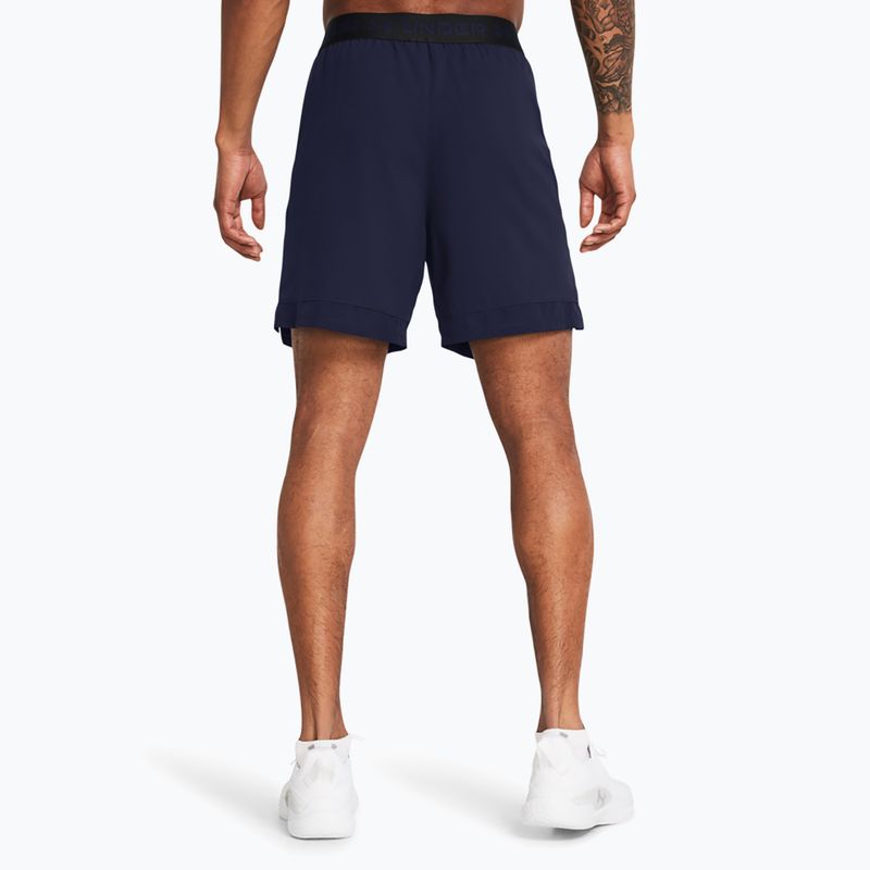 Шорти для тренувань чоловічі Under Armour UA Vanish Woven 6in midnight navy/mod gray 3