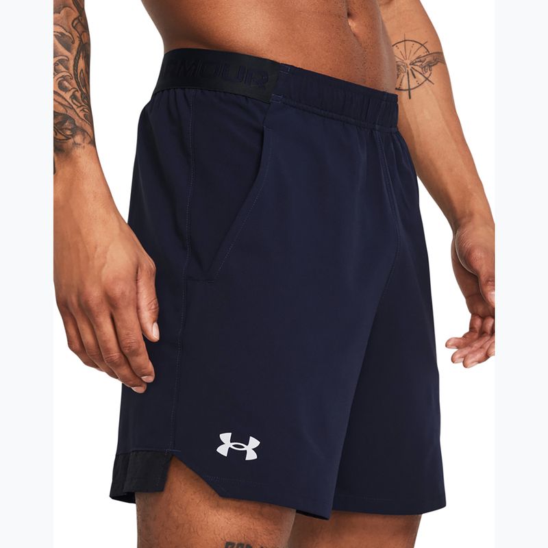 Шорти для тренувань чоловічі Under Armour UA Vanish Woven 6in midnight navy/mod gray 4