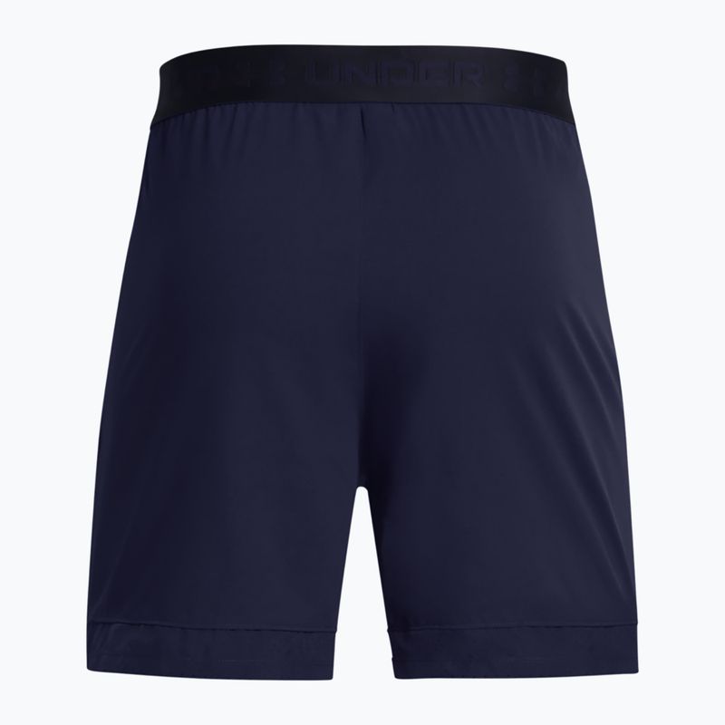 Шорти для тренувань чоловічі Under Armour UA Vanish Woven 6in midnight navy/mod gray 6