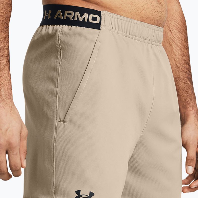 Чоловічі тренувальні шорти Under Armour UA Vanish Woven 6in timberwolf taupe/black 4
