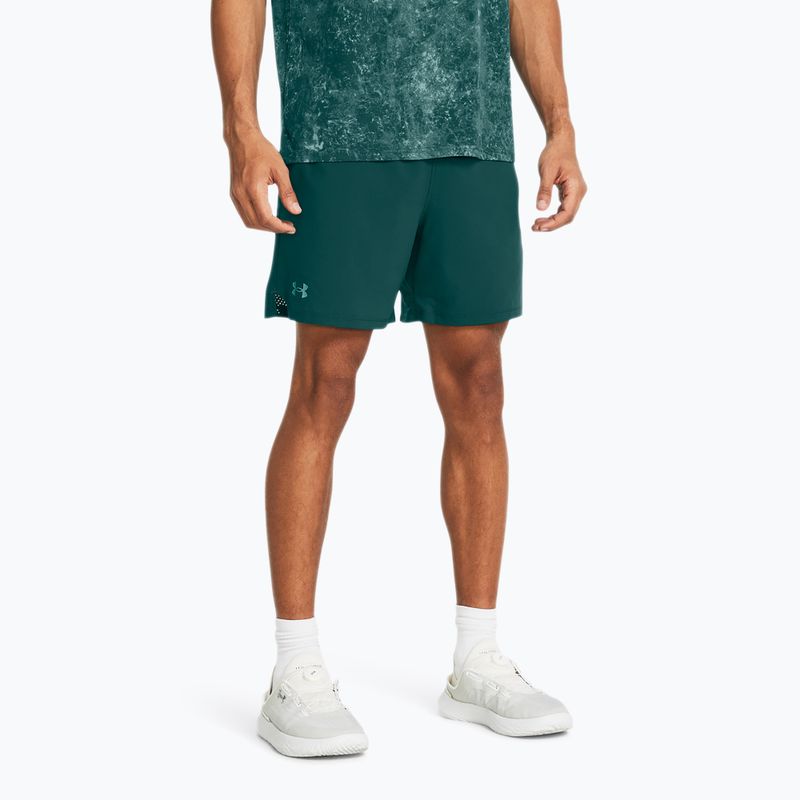 Шорти для тренувань чоловічі Under Armour Ua Vanish Woven 6in hydro teal/radial turquoise