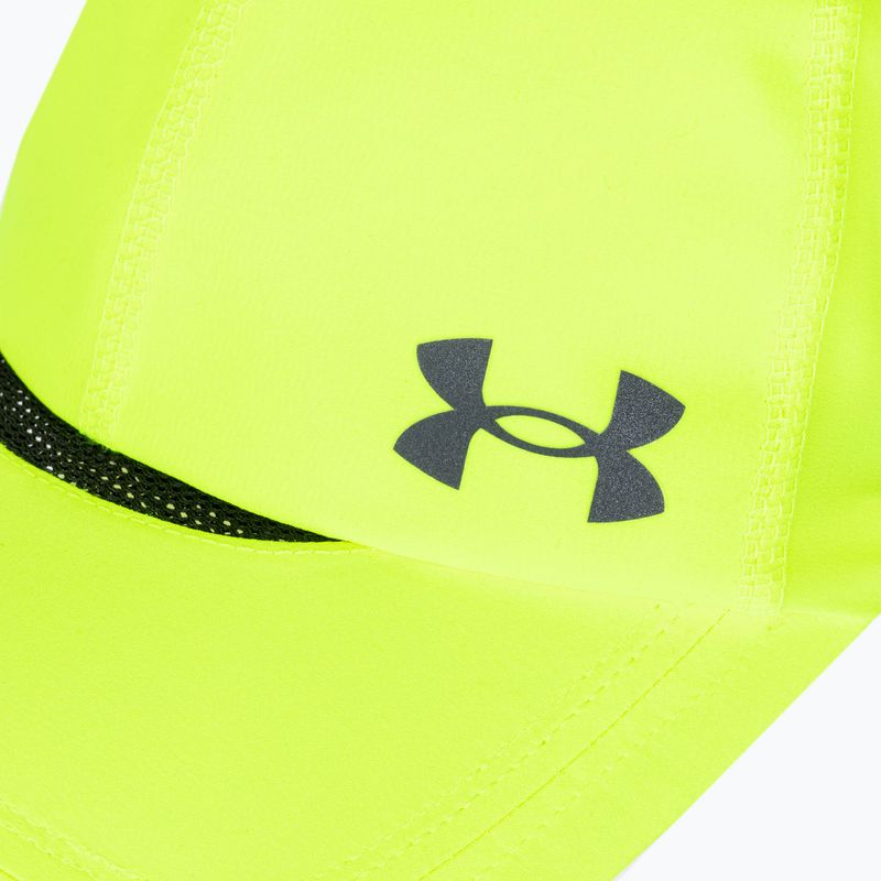 Кепка чоловіча Under Armour Iso_Chill Launch Adj high-vis yellow/black/reflective 3