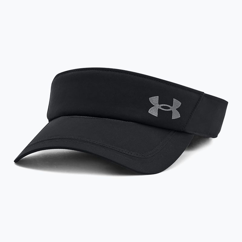 Чоловічий біговий козирок Under Armour Launch чорний/чорний/світловідбиваючий