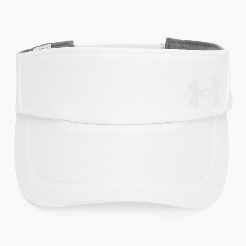 Козирок для бігу жіночий Under Armour Launch white/black/distant gray 2