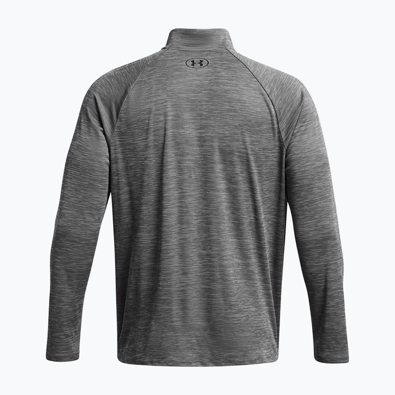 Кофта чоловіча Under Armour Tech Textured 1/2 Zip LS castlerock/black 2