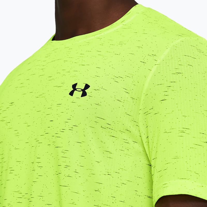 Футболка чоловіча Under Armour Vanish Seamless high-vis yellow/black 3