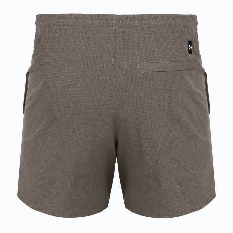 Шорти для тренувань чоловічі Under Armour Project Rock Camp brown 2