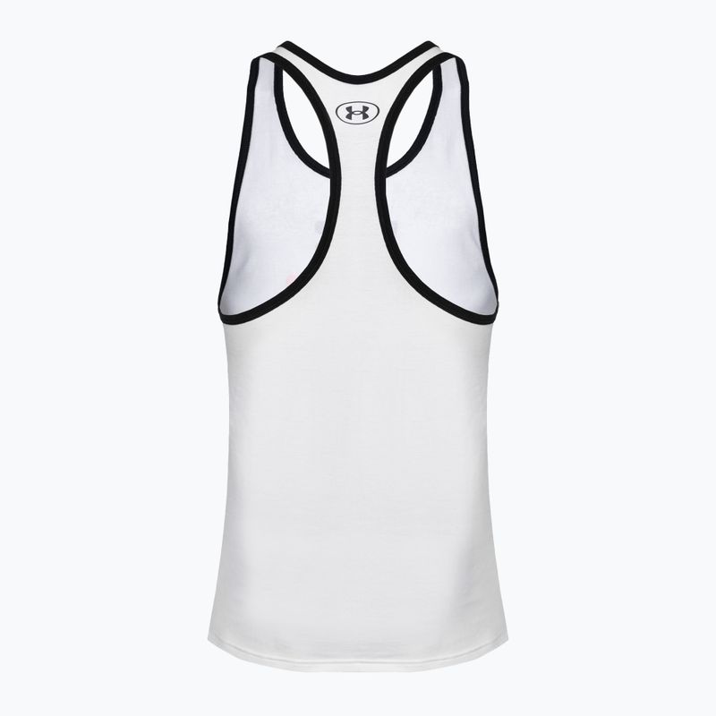 Майка для тренувань чоловіча Under Armour Project Rock Get To Work Tank white/black/phoenix fire 2