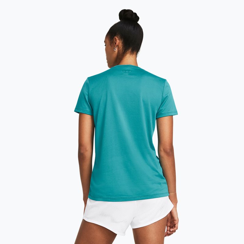 Футболка для тренувань жіноча Under Armour Tech BL HD circuit teal/coastal teal 2
