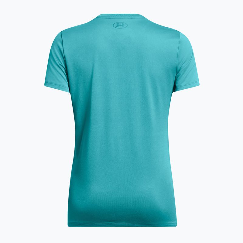 Футболка для тренувань жіноча Under Armour Tech BL HD circuit teal/coastal teal 4