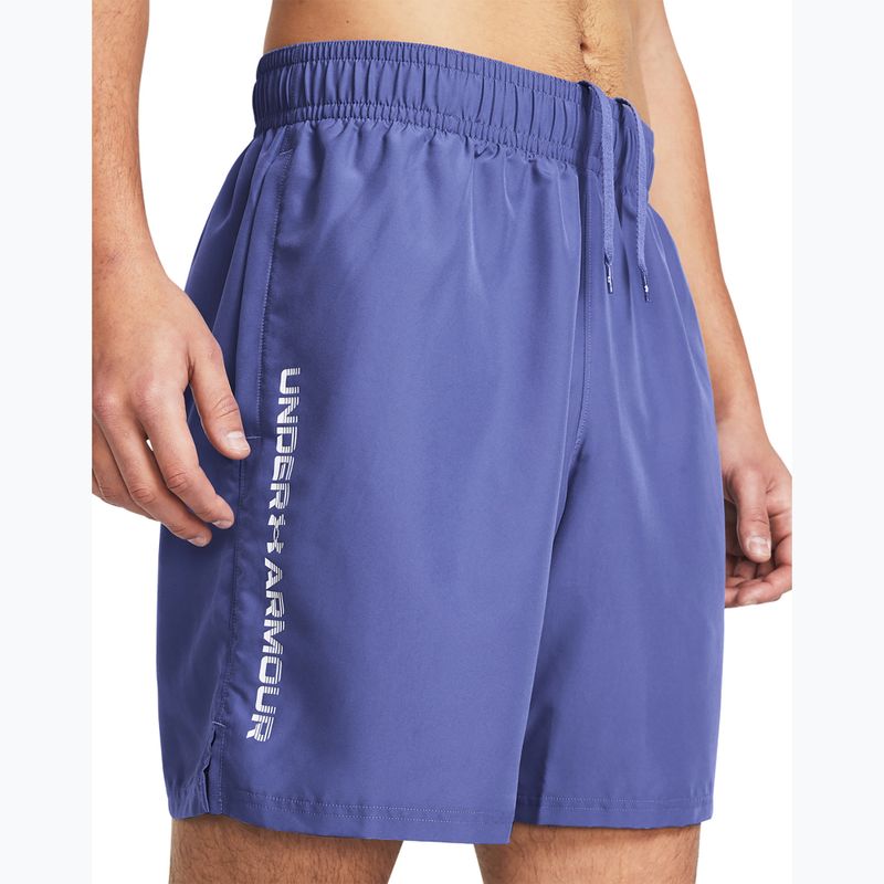 Шорти для тренувань чоловічі Under Armour Woven Wdmk starlight/white 4