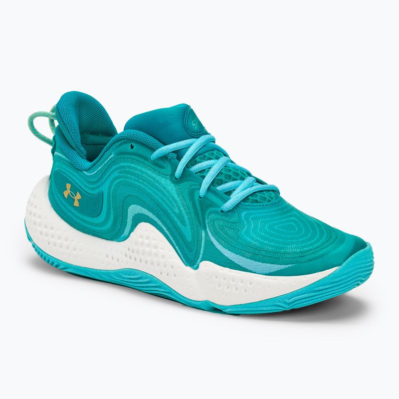 Черевики баскетбольні Under Armour Spawn 6 circuit teal/sky blue/white