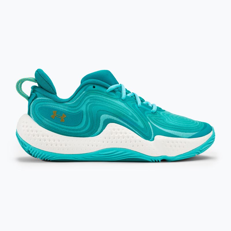 Черевики баскетбольні Under Armour Spawn 6 circuit teal/sky blue/white 2