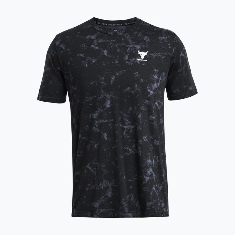 Футболка для тренувань чоловіча Under Armour Project Rock Payoff AOP Graphic black/silt 3