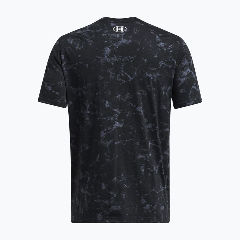 Футболка для тренувань чоловіча Under Armour Project Rock Payoff AOP Graphic black/silt 4