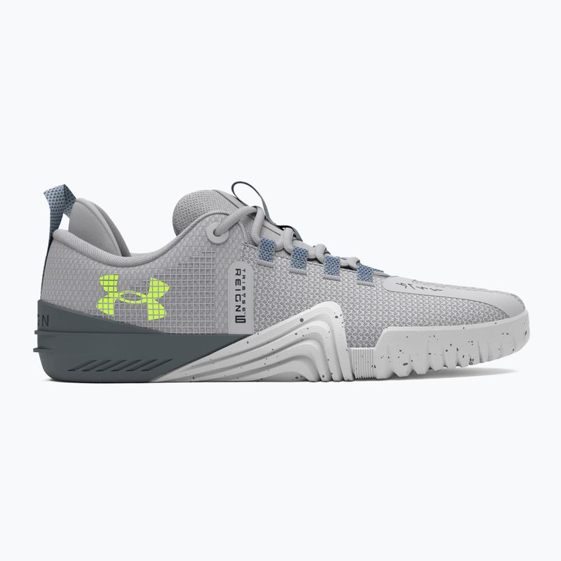 Черевики для тренувань чоловічі Under Armour TriBase Reign 6 mod gray/starlight/high vis yellow 7