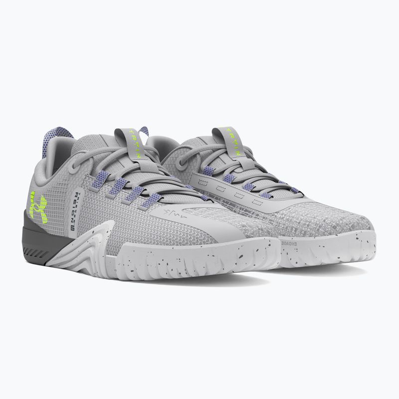 Черевики для тренувань чоловічі Under Armour TriBase Reign 6 mod gray/starlight/high vis yellow 9