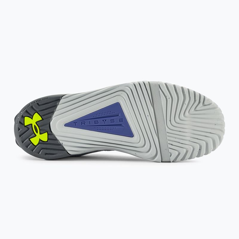 Черевики для тренувань чоловічі Under Armour TriBase Reign 6 mod gray/starlight/high vis yellow 5