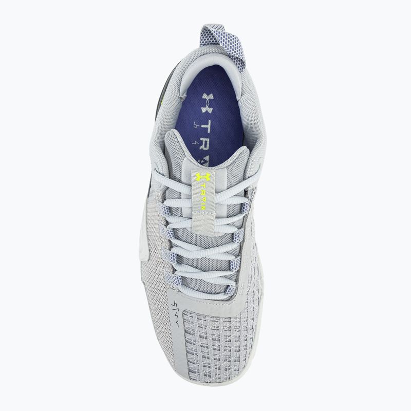 Черевики для тренувань чоловічі Under Armour TriBase Reign 6 mod gray/starlight/high vis yellow 6