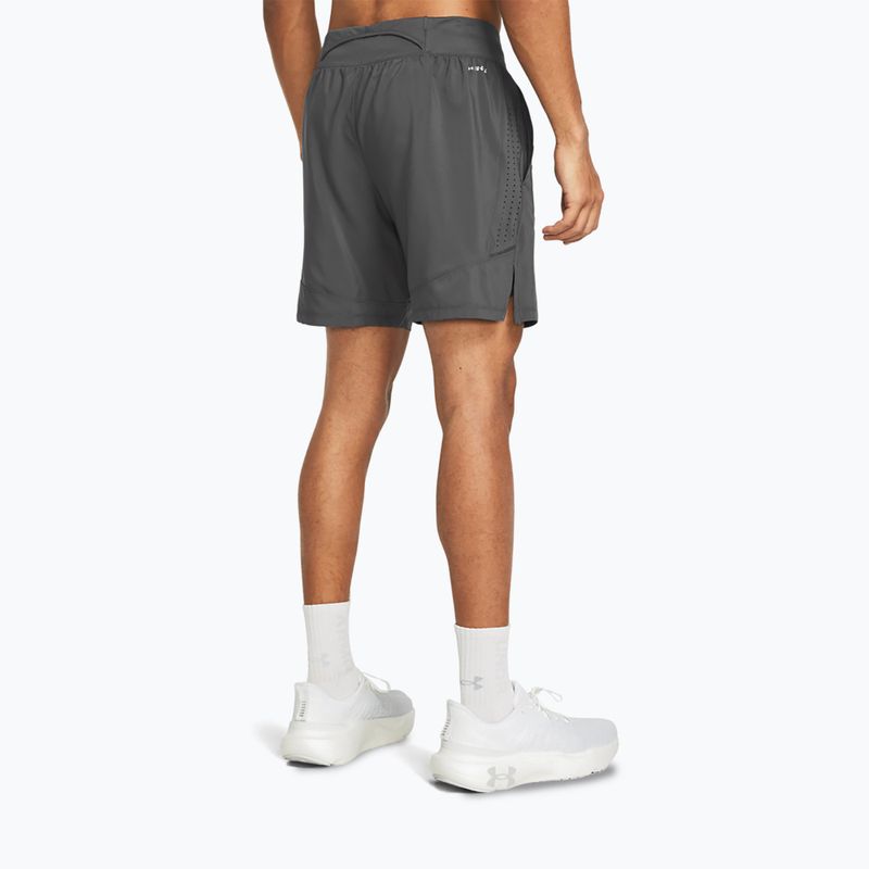 Шорти для бігу чоловічі Under Armour Launch Elite 2In1 7'' castelrock/castelrock/reflective 3