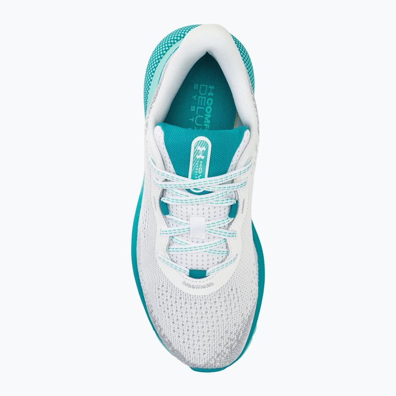 Черевики для бігу жіночі Under Armour Hovr Turbulence 2 white/white/circuit teal 5