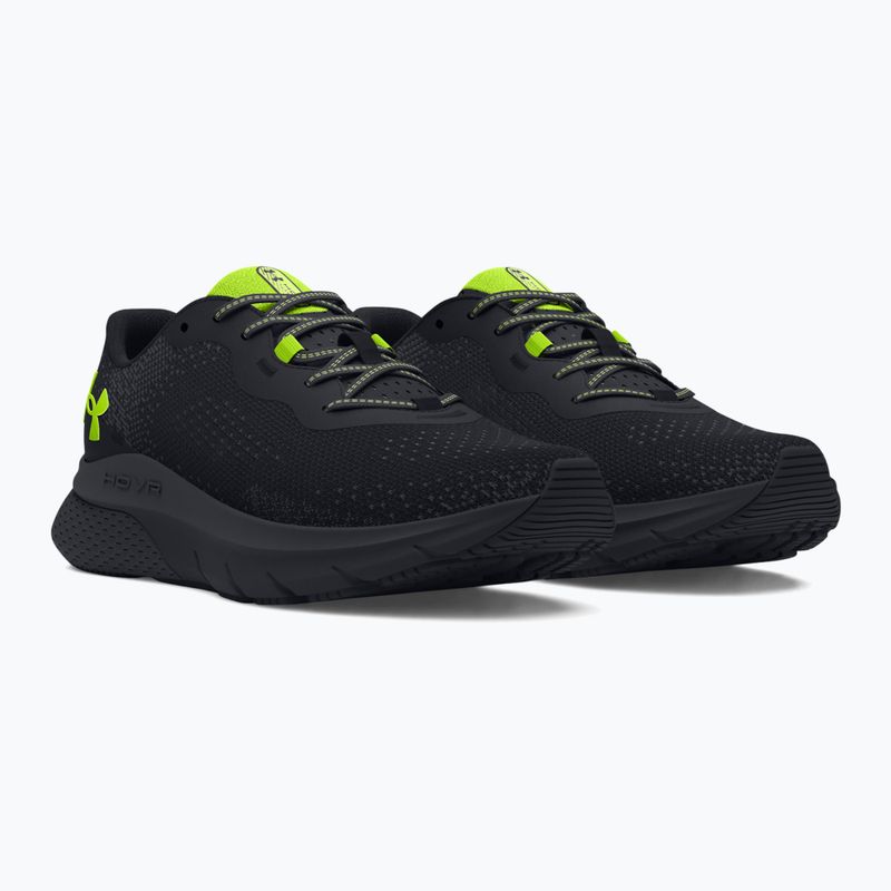 Черевики для бігу чоловічі Under Armour Hovr Turbulence 2 black/black/high vis yellow 7