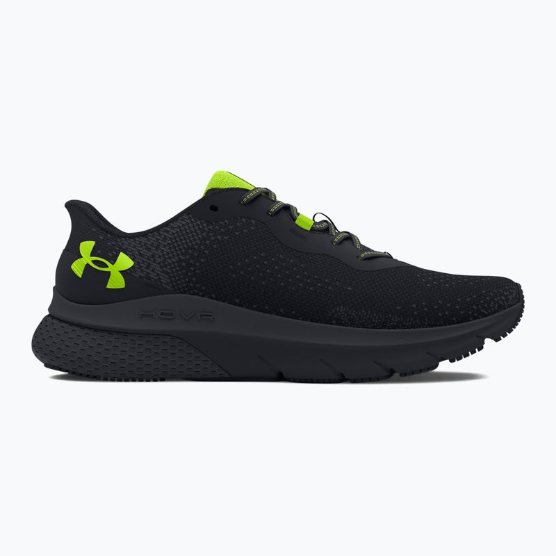 Черевики для бігу чоловічі Under Armour Hovr Turbulence 2 black/black/high vis yellow 8