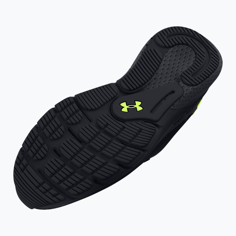 Черевики для бігу чоловічі Under Armour Hovr Turbulence 2 black/black/high vis yellow 11