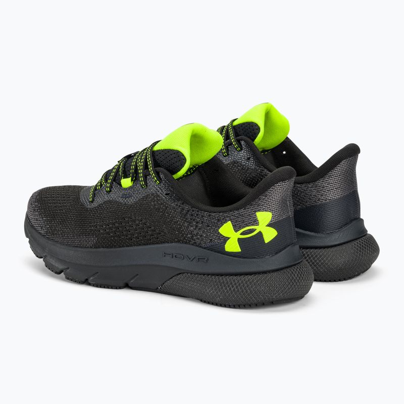 Черевики для бігу чоловічі Under Armour Hovr Turbulence 2 black/black/high vis yellow 3