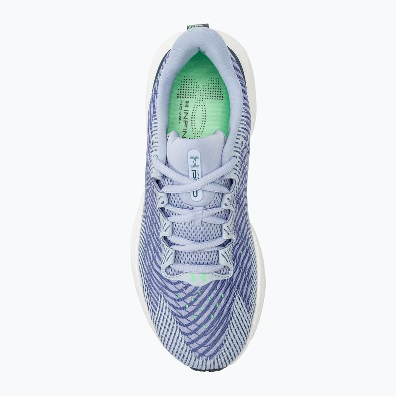 Черевики для бігу жіночі Under Armour Infinite Pro celeste/starlight/matrix green 5