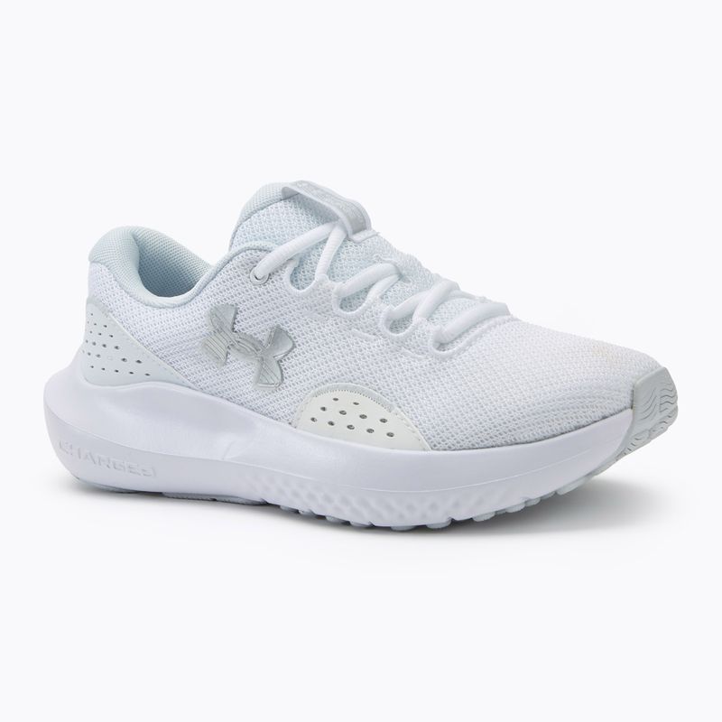 Кросівки для бігу жіночі Under Armour Charged Surge 4 white/distant gray/metallic silver