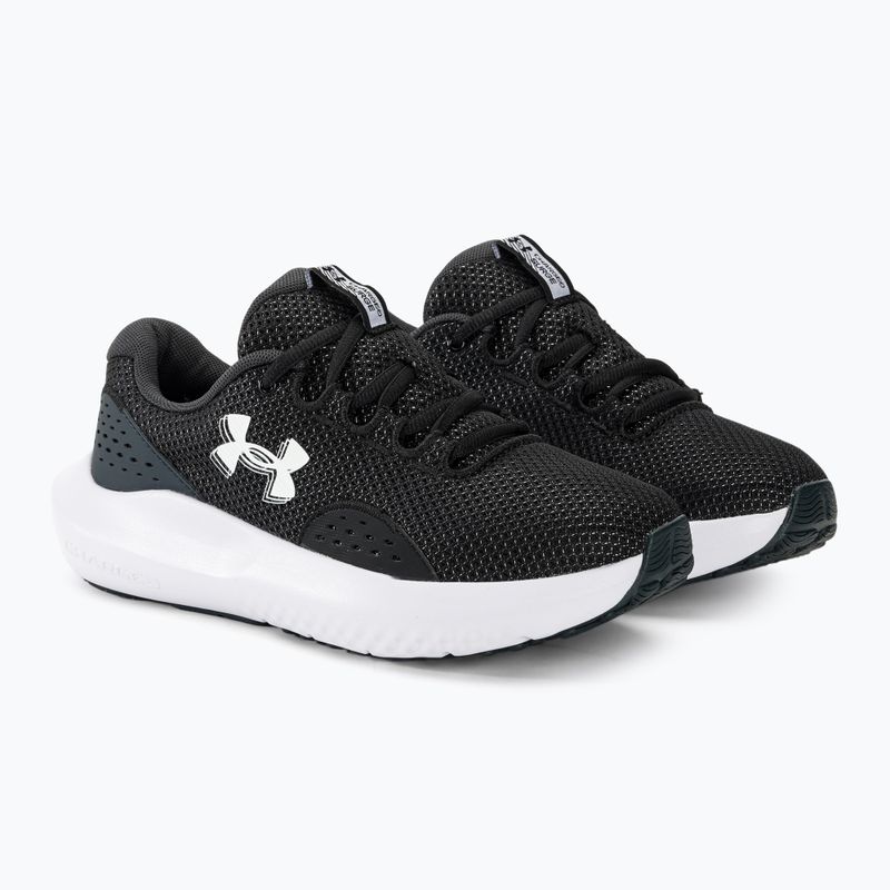 Черевики для бігу жіночі Under Armour Charged Surge 4 black/anthracite/white 5