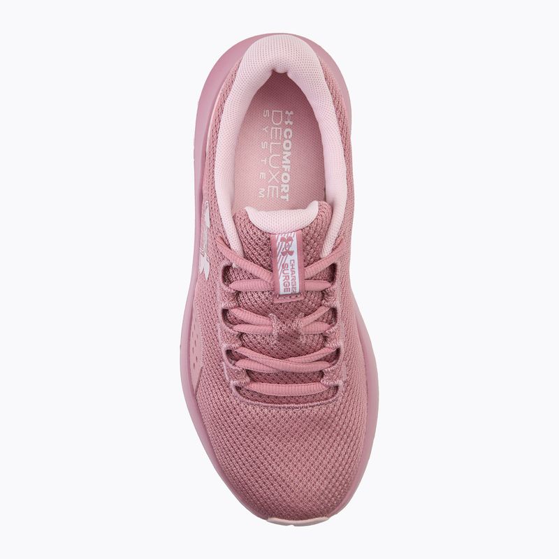 Кросівки для бігу жіночі Under Armour Charged Surge 4 pink elixir/prime pink/pink elixir 5