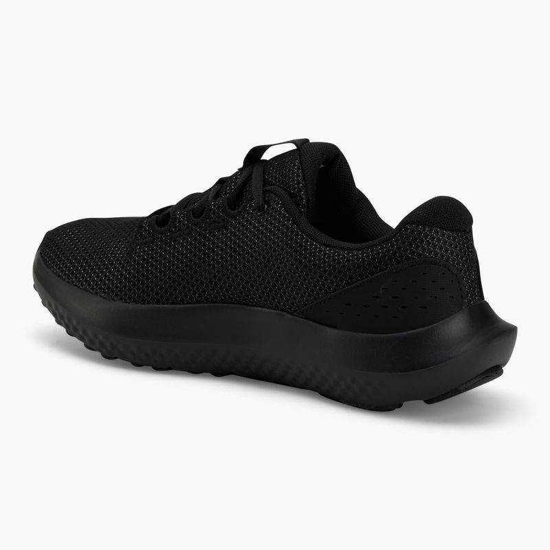 Кросівки для бігу жіночі Under Armour Charged Surge 4 black/black/black 3