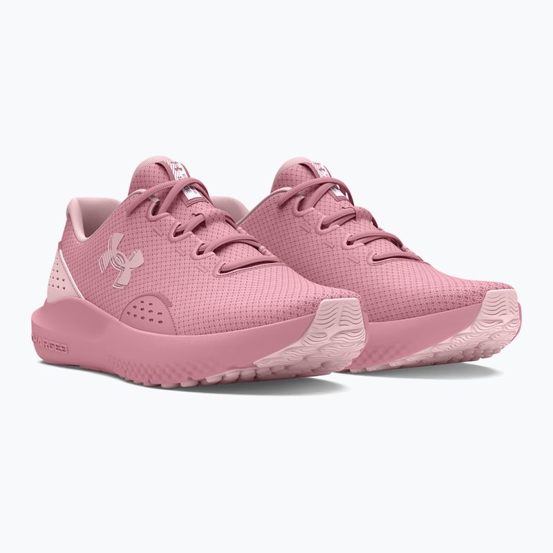 Кросівки для бігу жіночі Under Armour Charged Surge 4 pink elixir/prime pink/pink elixir 10