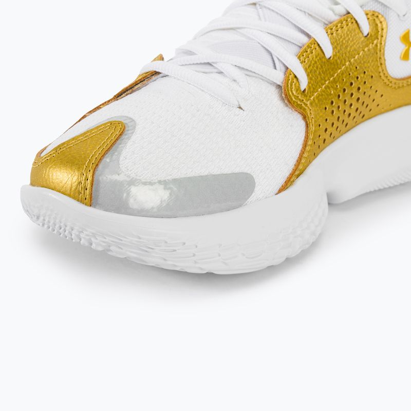 Черевики баскетбольні Under Armour Flow Futr X3 white/white/metallic gold 7