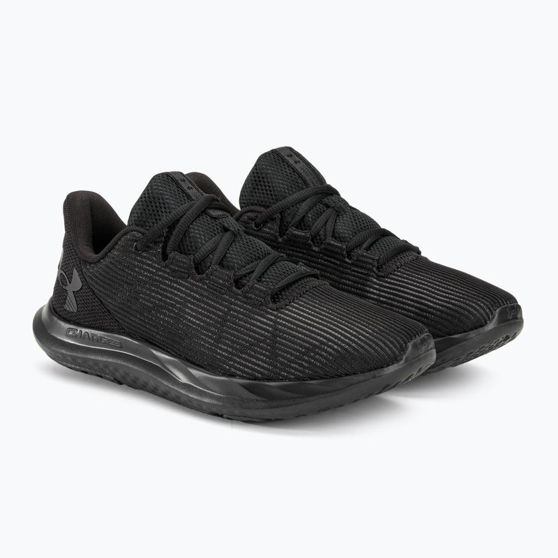 Черевики для бігу чоловічі Under Armour Charged Speed Swift black/black/black 4