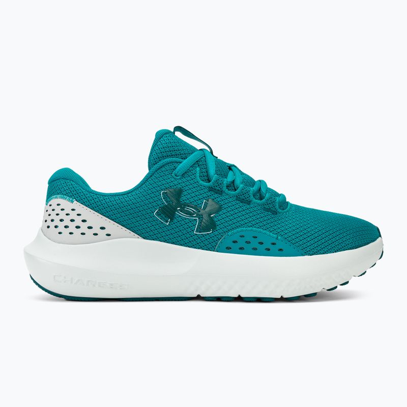 Черевики для бігу чоловічі Under Armour Charged Surge 4 circuit teal/halo gray/hydro teal 2