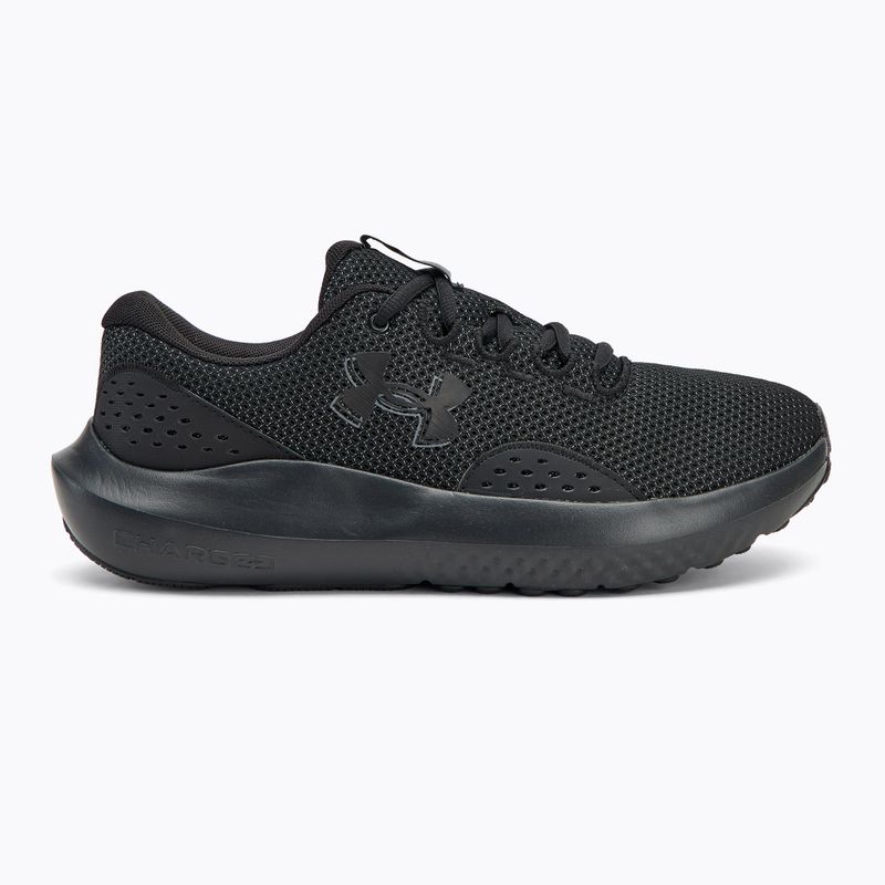 Кросівки для бігу чоловічі Under Armour Charged Surge 4 black/black/black 2