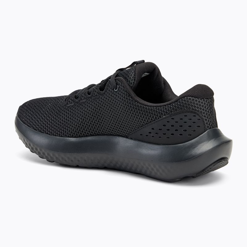 Кросівки для бігу чоловічі Under Armour Charged Surge 4 black/black/black 3