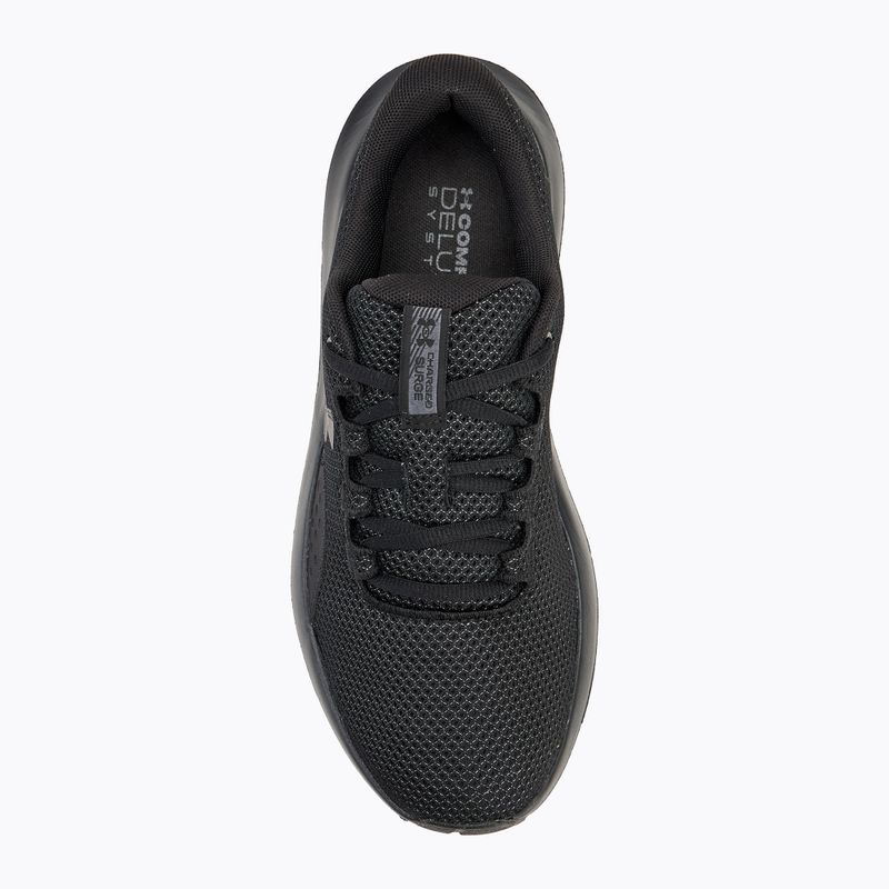 Кросівки для бігу чоловічі Under Armour Charged Surge 4 black/black/black 5