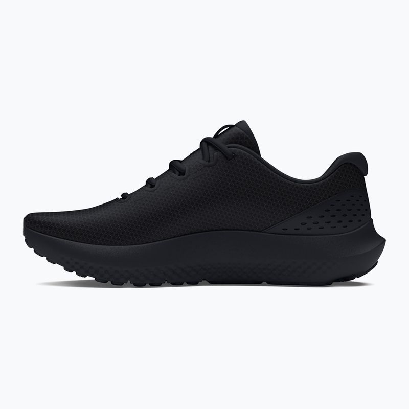 Кросівки для бігу чоловічі Under Armour Charged Surge 4 black/black/black 9