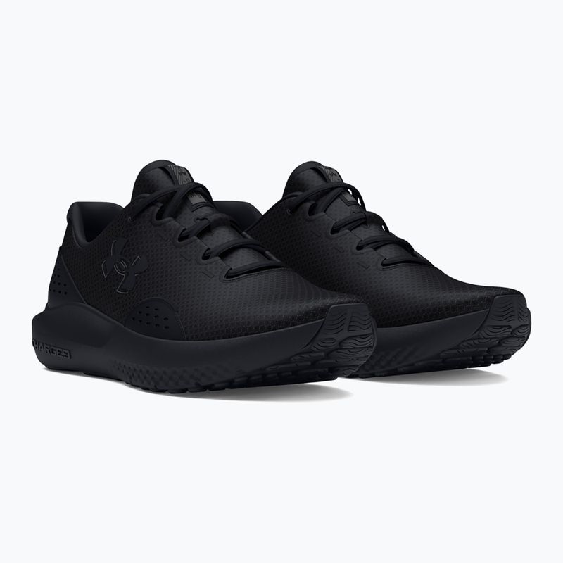 Кросівки для бігу чоловічі Under Armour Charged Surge 4 black/black/black 10