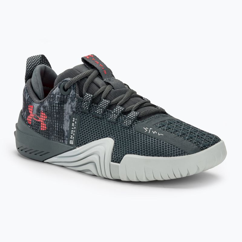 Черевики для тренувань жіночі Under Armour TriBase Reign 6 pitch gray/gray void/rush red