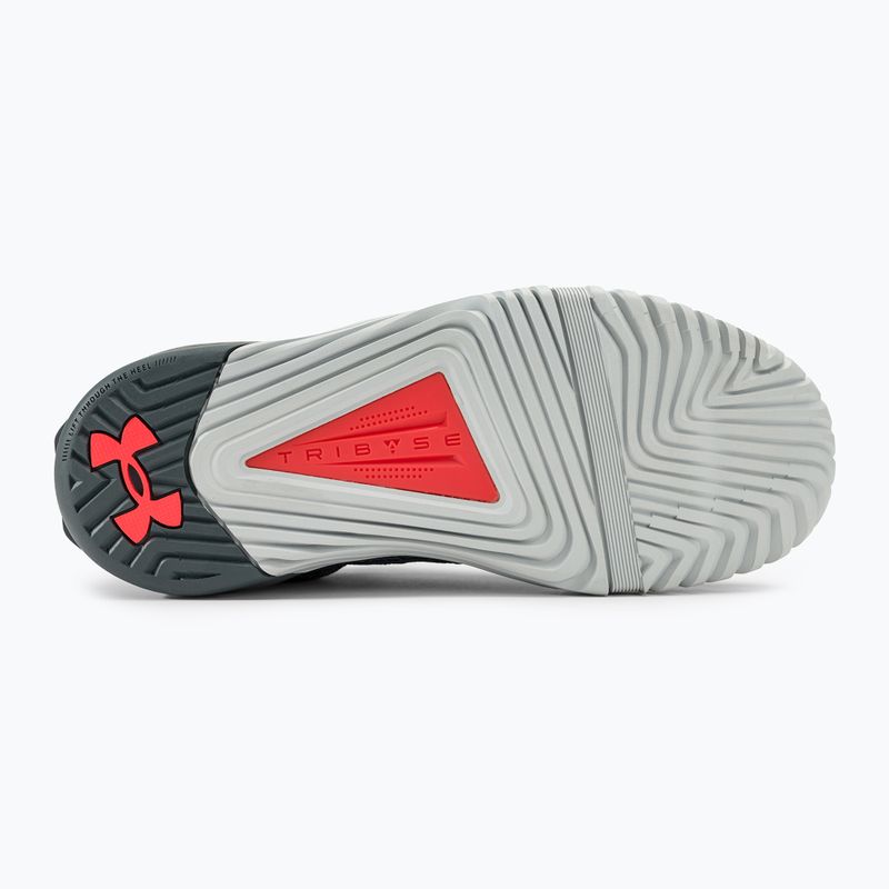 Черевики для тренувань жіночі Under Armour TriBase Reign 6 pitch gray/gray void/rush red 4